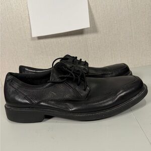 Bostonian Shoes Mens 10.5 M Black Dress Flexlite Rubber Sole Cushioned